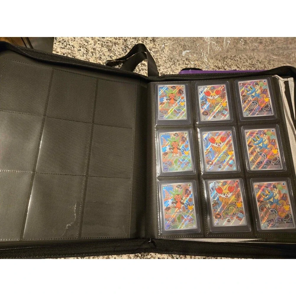 Pokemon Dragonite SIR Laser Engraved Top Loader Binder 360 Cards